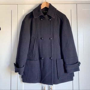 NWT Massimo Dutti Peacoat in Navy Blue